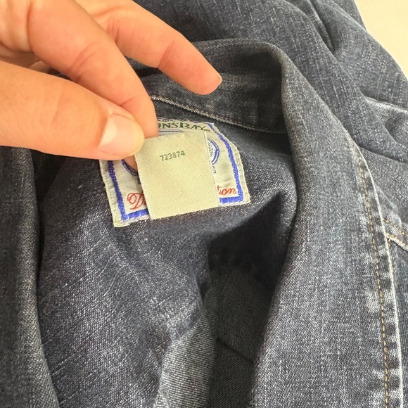 Vintage St. John's Bay Blue Denim Jean Plus Size Vest - Picture 8 of 11